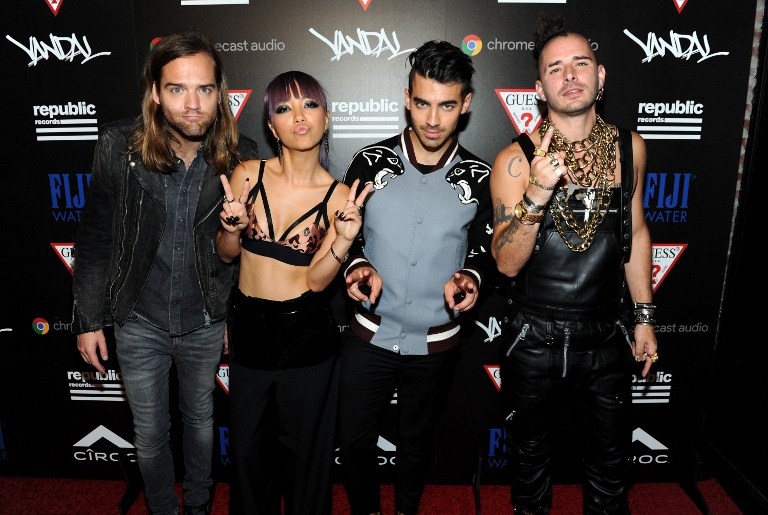 DNCE won the Artist to Watch Award at the VMA 2016 (Photo by Craig Barritt / Getty Images)